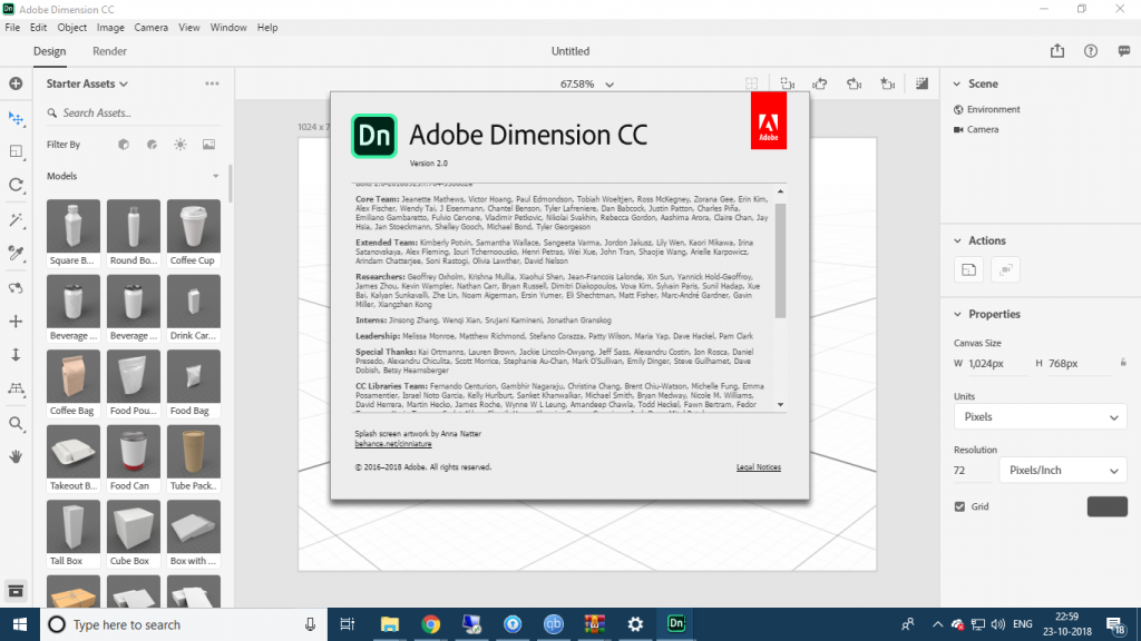 Adobe Dimension CC Crack