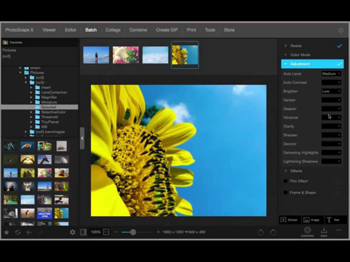 photoscape x pro batch editor