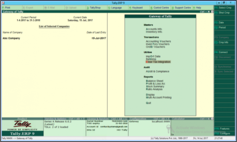 tally ERP 9 Crack