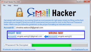 Gmail Password Hack Tool