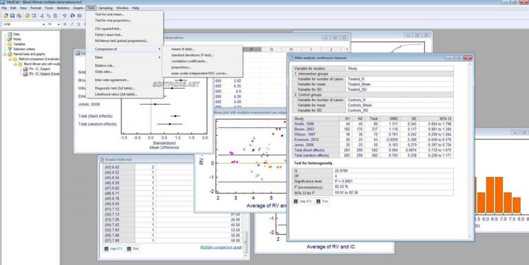 MedCalc 22.007 download the last version for windows
