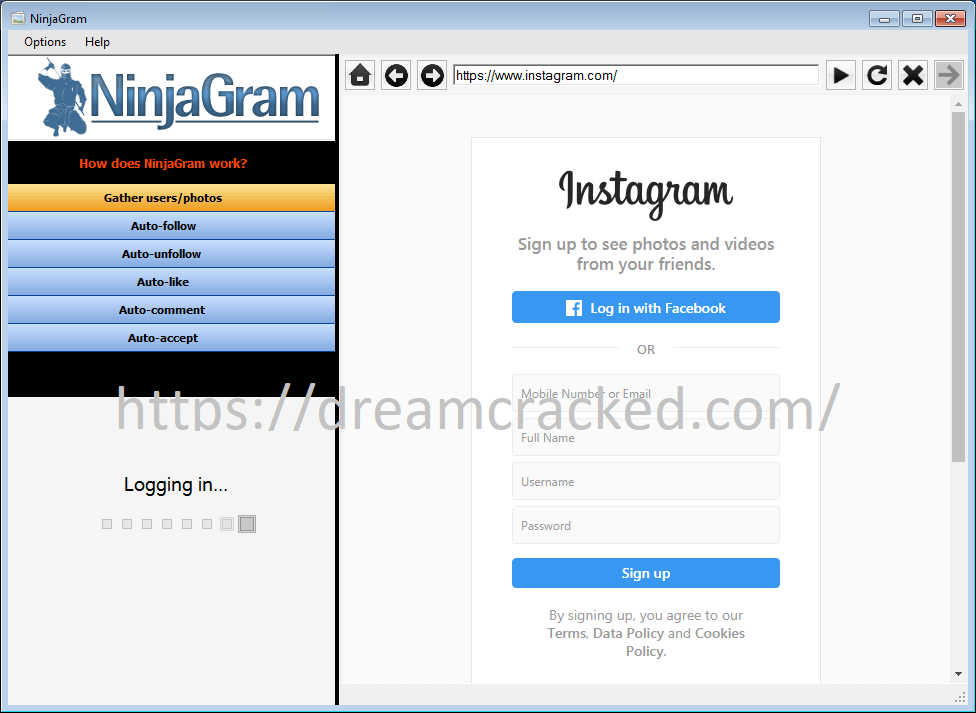 NinjaGram V7.6.8 Crack With License Key Free [2023]